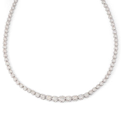 Collier Rivière en or blanc et diamants - Castafiore