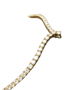 Collier Rivière en or jaune et diamants - Castafiore