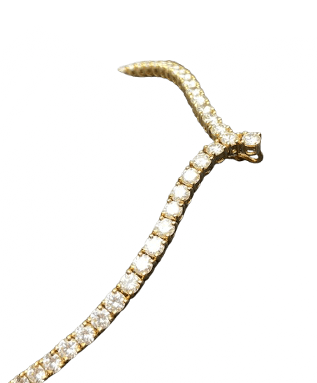 Collier Rivière en or jaune et diamants - Castafiore