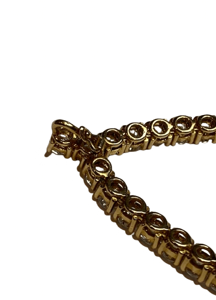 Collier Rivière en or jaune et diamants - Castafiore