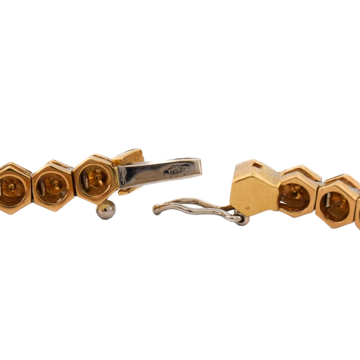 Collier Rivière en or jaune et diamants - Castafiore