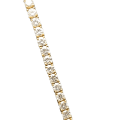 Collier Rivière en or jaune et diamants - Castafiore