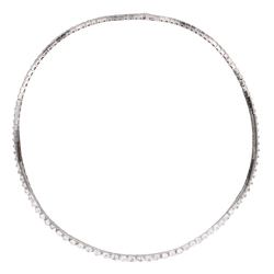 Collier Rivière KREISS en platine et diamants - Castafiore