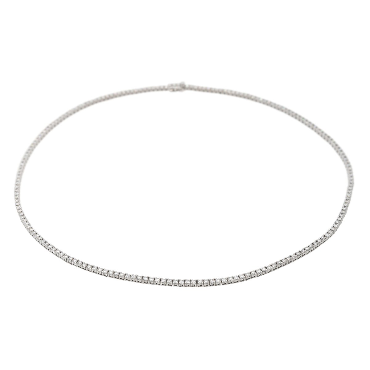 Collier Rivière Or blanc Diamant - Castafiore