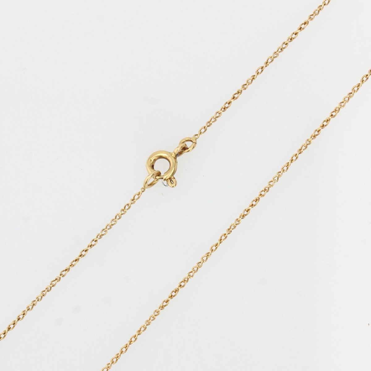 Collier Saphir maille torsadée en or jaune - Castafiore