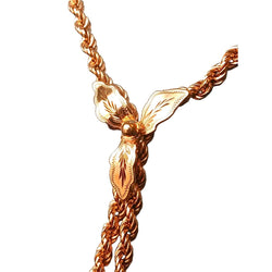 Collier Sautoir à pompons en or jaune - Castafiore