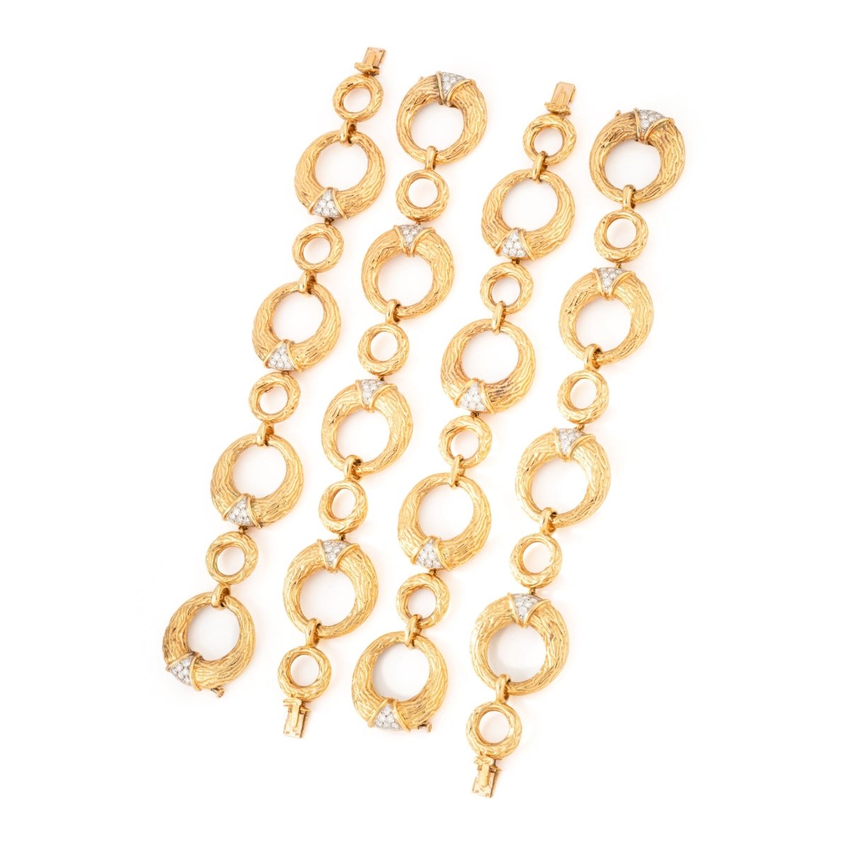 Collier Sautoir BOUCHERON transformable en or jaune et diamants - Castafiore