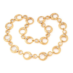 Collier Sautoir BOUCHERON transformable en or jaune et diamants - Castafiore