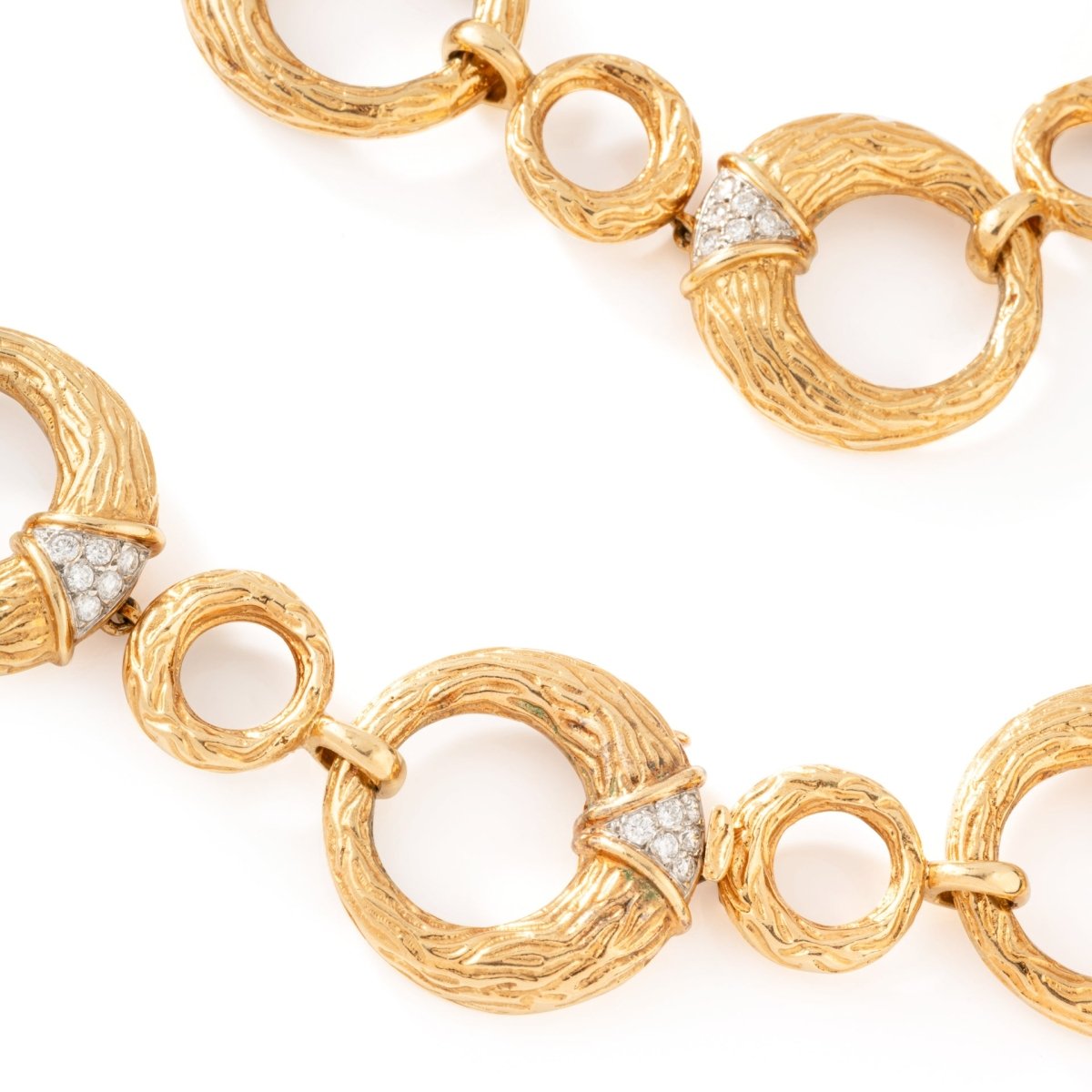 Collier Sautoir BOUCHERON transformable en or jaune et diamants - Castafiore