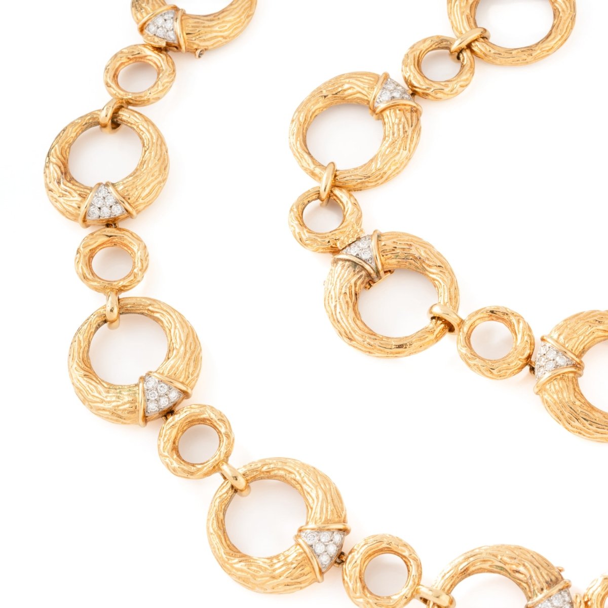 Collier Sautoir BOUCHERON transformable en or jaune et diamants - Castafiore