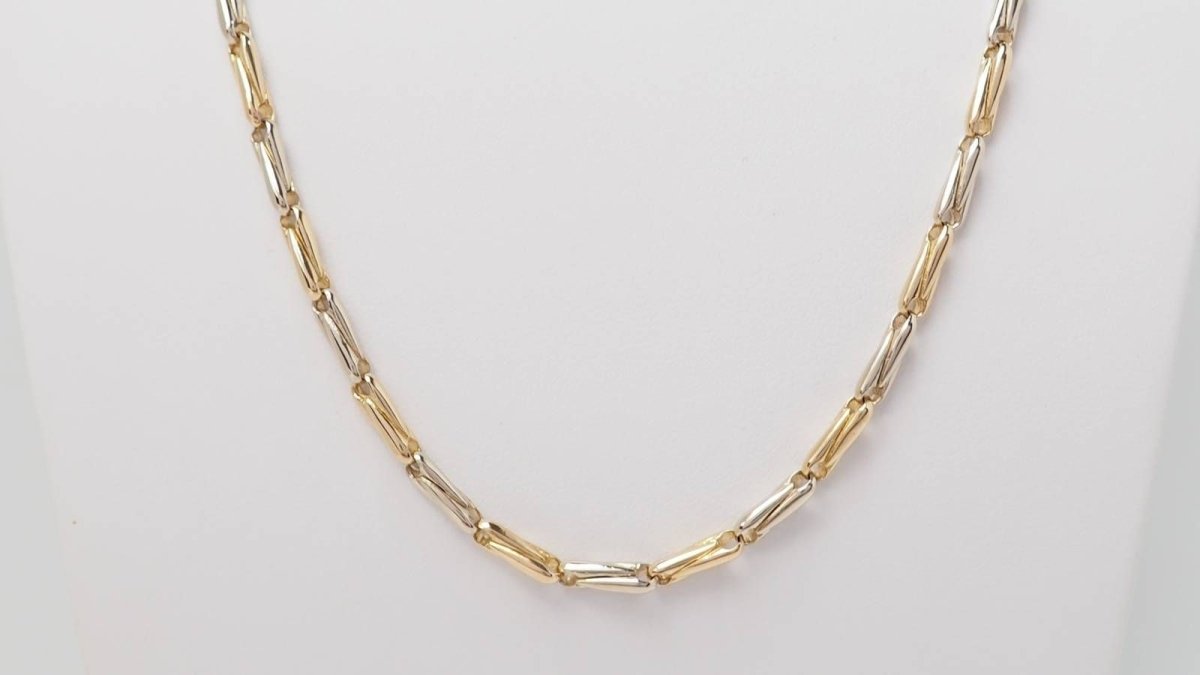 Collier Sautoir Cartier en or jaune grain d' avoine - Castafiore