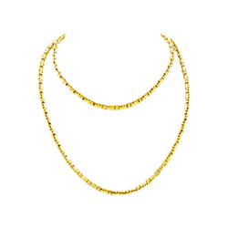 Chaumet long necklace, yellow gold.