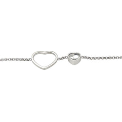 Collier Sautoir CHOPARD "Happy Heart" en or blanc et diamants - Castafiore