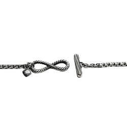 Collier Sautoir DAVID YURMAN en argent et calcédoines - Castafiore