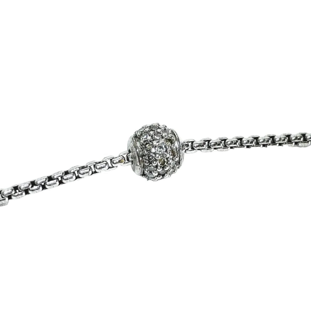 Collier Sautoir DAVID YURMAN en argent et diamants - Castafiore