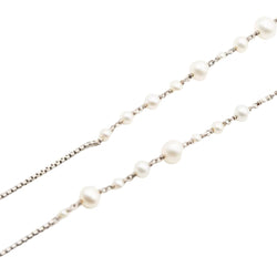 Collier Sautoir DAVID YURMAN en argent et perles de culture - Castafiore