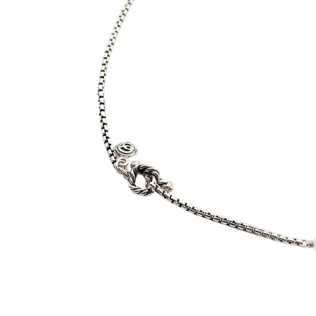 Collier Sautoir DAVID YURMAN en argent et perles de culture - Castafiore