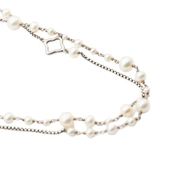 Collier Sautoir DAVID YURMAN en argent et perles de culture - Castafiore