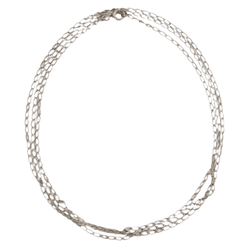 Collier Sautoir en argent - Castafiore