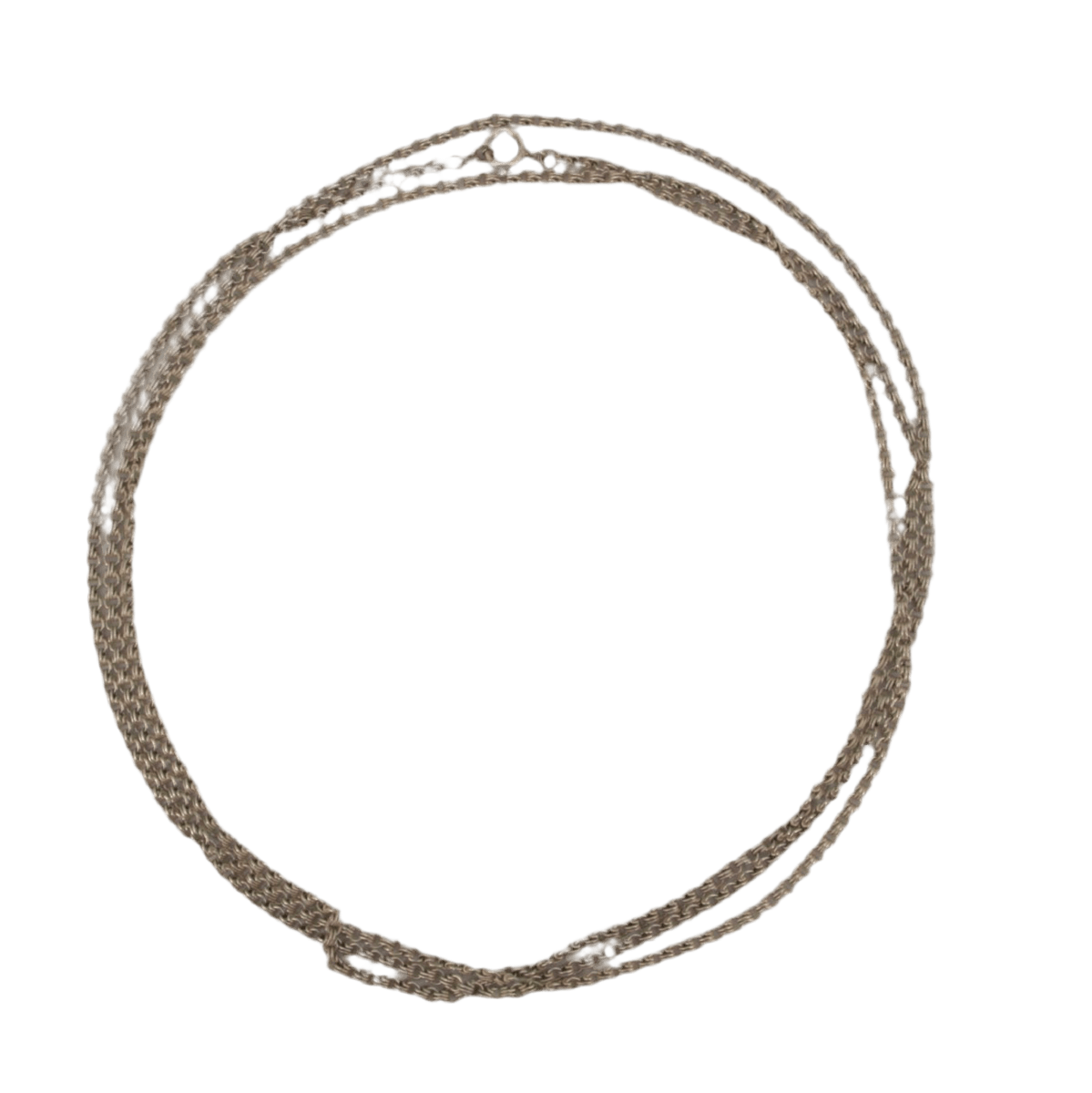 Collier Sautoir en argent - Castafiore