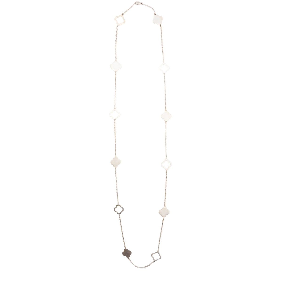 Collier Sautoir en or blanc - Castafiore