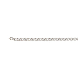 Necklace  Maille forçat White gold