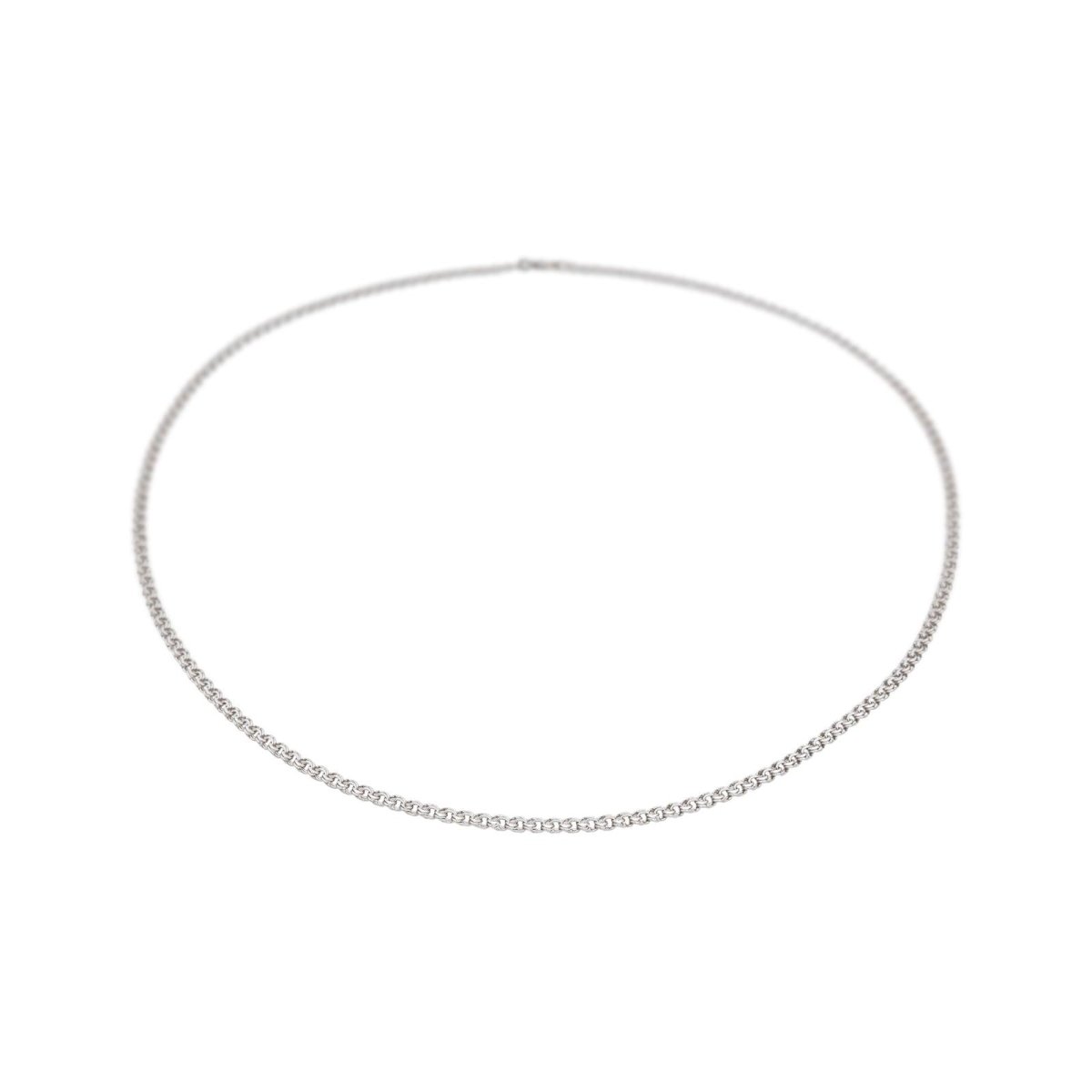 Necklace  Maille forçat White gold