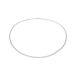Necklace  Maille forçat White gold