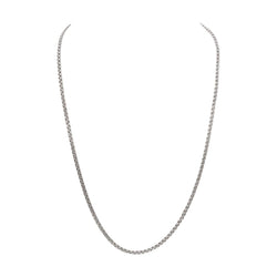 Necklace  Maille forçat White gold