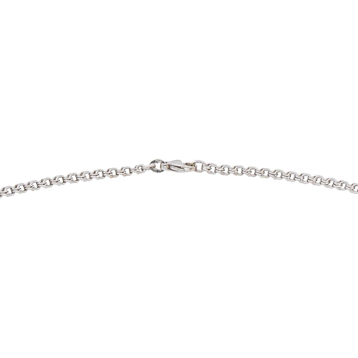 Necklace  Maille forçat White gold