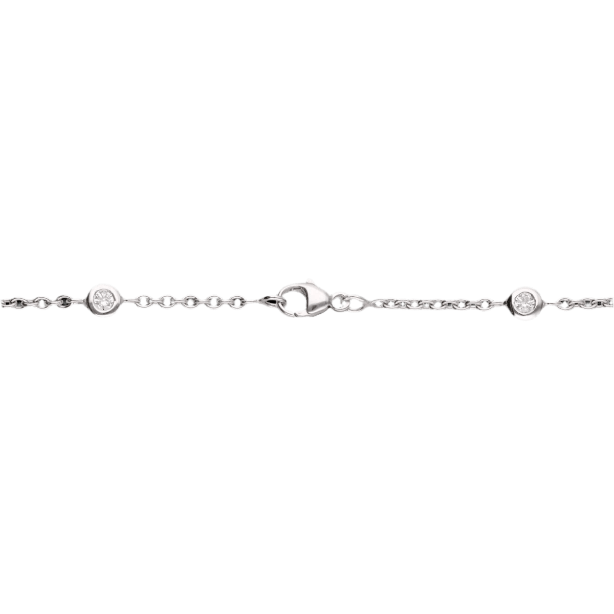 Collier Sautoir en or blanc et diamants - Castafiore