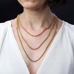 Collier Sautoir en or jaune - Castafiore