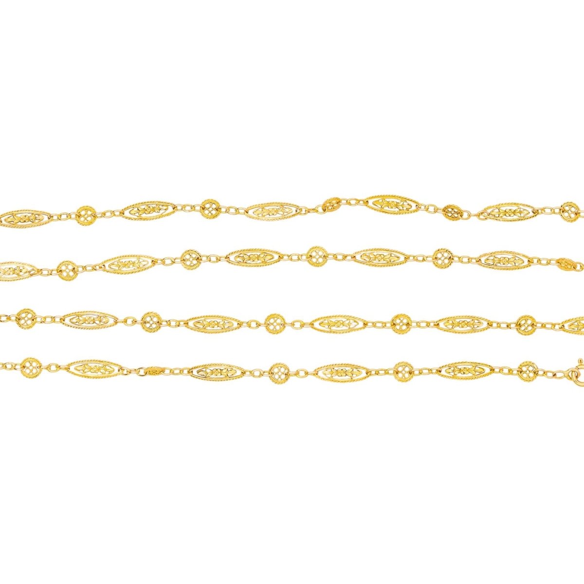 Collier Sautoir en or jaune - Castafiore