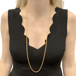 Collier Sautoir en or jaune - Castafiore