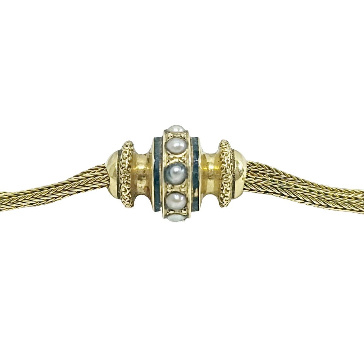 Collier Sautoir en or jaune et perles - Castafiore