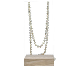 Collier sautoir en or jaune et perles - Castafiore
