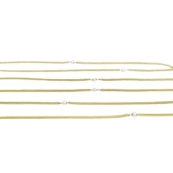 Collier Sautoir en or jaune et perles - Castafiore