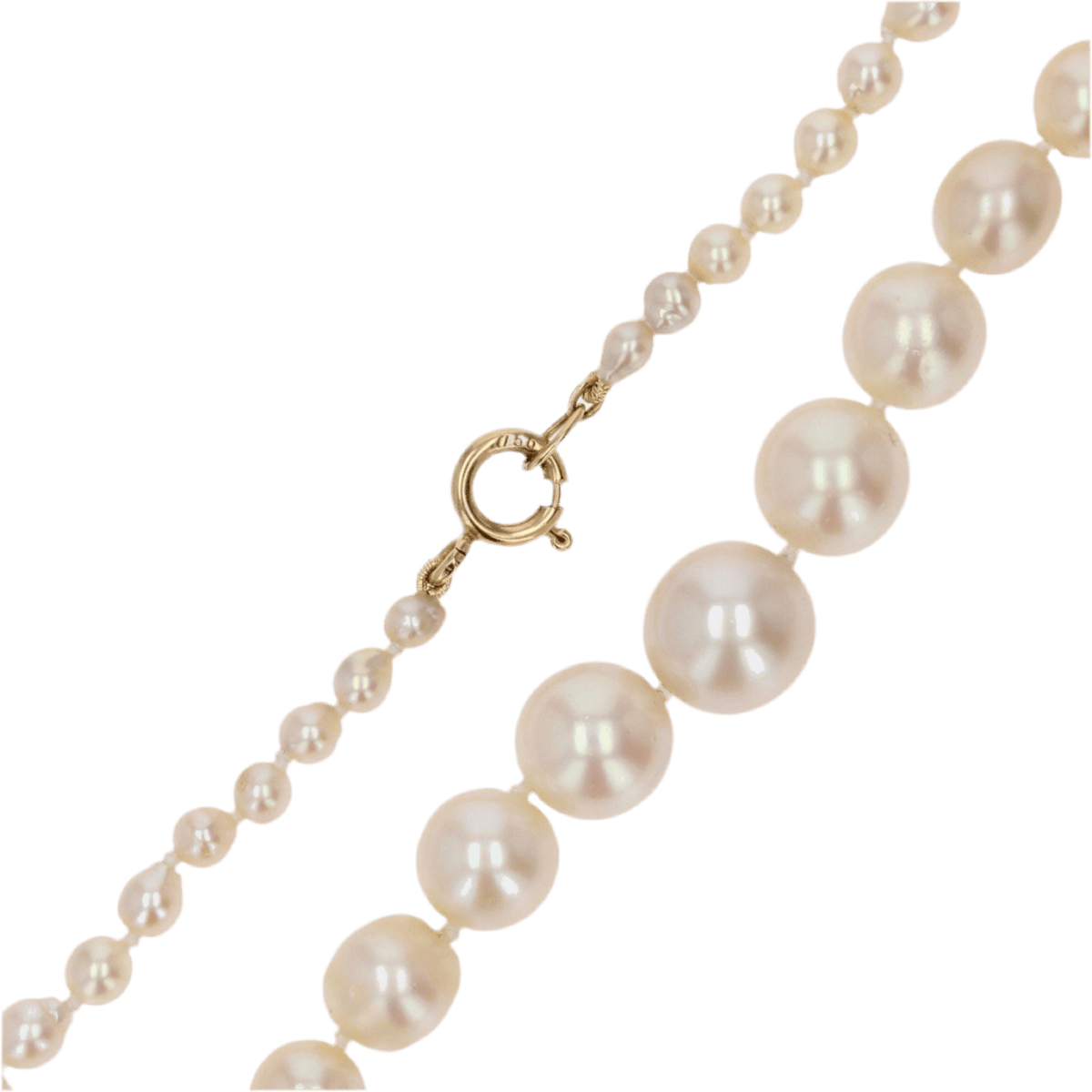 Collier Sautoir en or jaune et perles - Castafiore