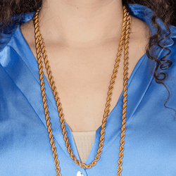 Collier Sautoir en or rose - Castafiore