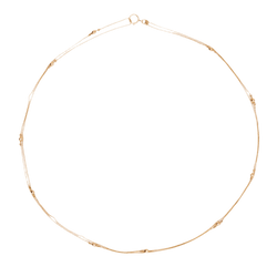 Collier Sautoir en or rose - Castafiore