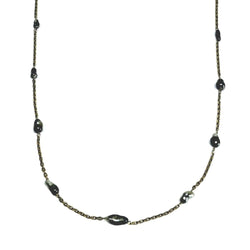 Collier Sautoir en or rose et perles - Castafiore