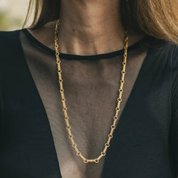Collier Sautoir GEORGES LENFANT en or jaune - Castafiore