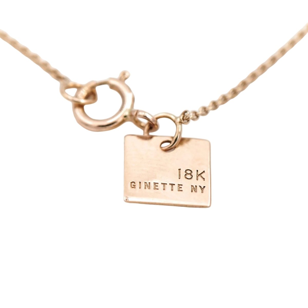 Ginette NY Necklace Sautoir Rose gold