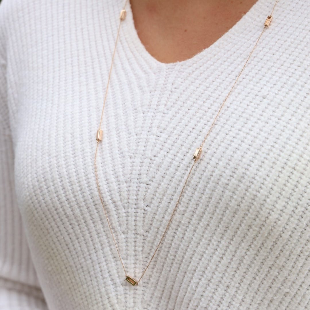 Ginette NY Necklace Sautoir Rose gold
