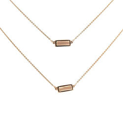 Ginette NY Necklace Sautoir Rose gold