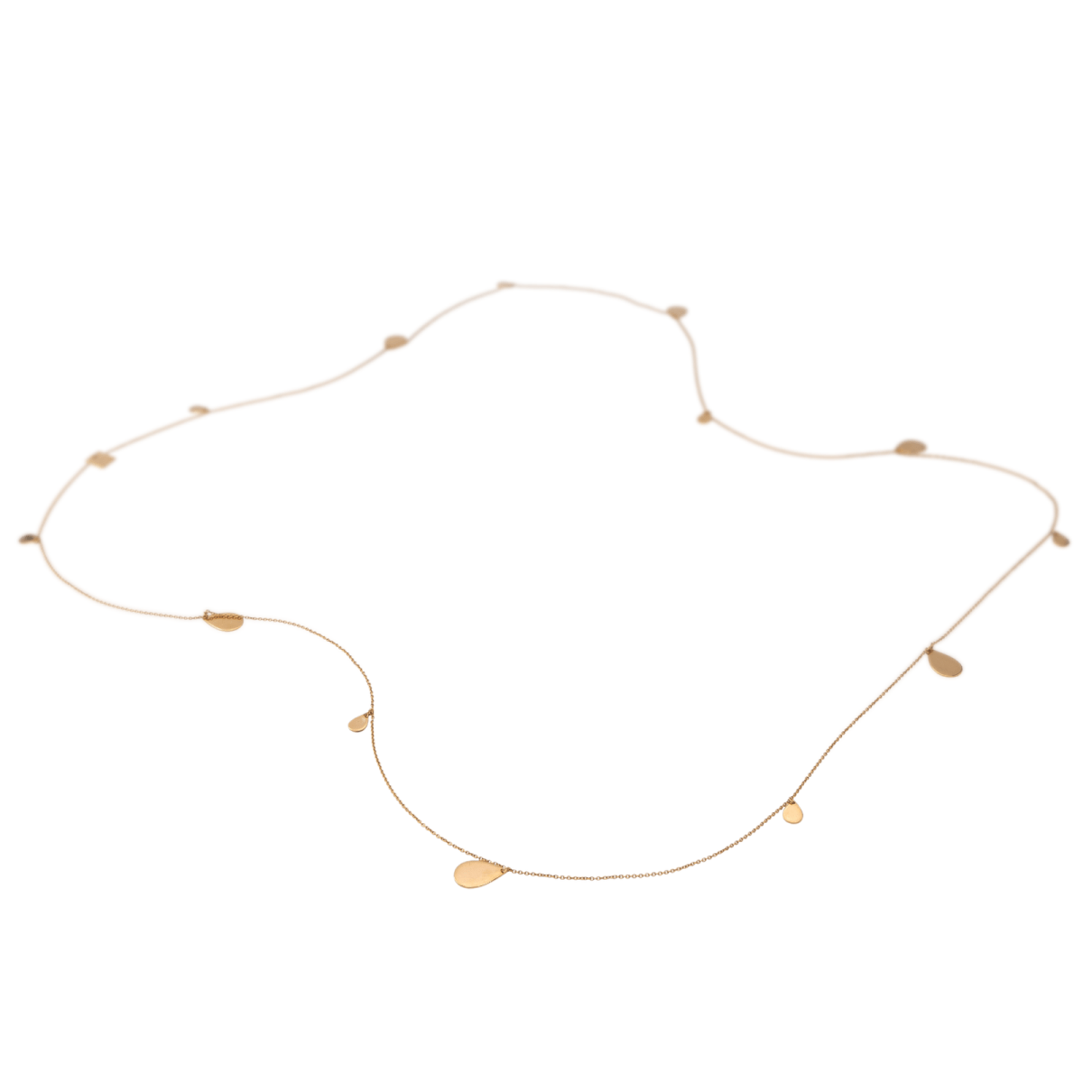 Collier Sautoir GINETTE NY "Tiny bliss on chain" en or rose - Castafiore