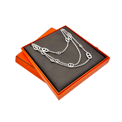 Collier Sautoir HERMÈS "Farandole" en argent - Castafiore