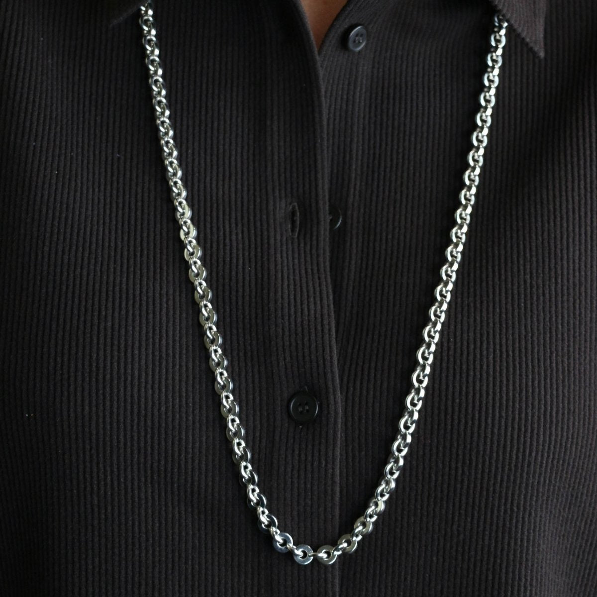 Collier Sautoir HERMÈS "Voltige" en argent - Castafiore