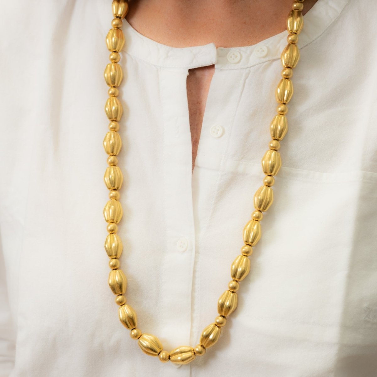 Collier Sautoir LALAOUNIS en or jaune - Castafiore