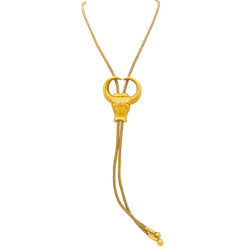 Collier Sautoir LALAOUNIS "Taureau" en or jaune - Castafiore